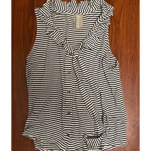 Dolan striped button down tank